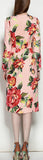 Floral Print Long-Sleeve Dress