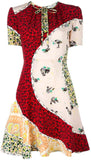 Printed Panel Dress - DESIGNER INSPIRED FASHIONS