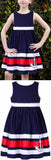 Stripe & Anchor Print Dress - DESIGNER INSPIRED FASHIONS