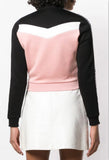 Paneled Track Jacket, Pink