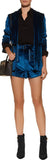 Velvet Jacket & Short Set