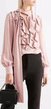 Ruffled Georgette Blouse
