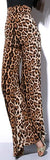 Leopard Print Flared Pants - DESIGNER INSPIRED FASHIONS