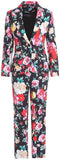 Floral Printed Blazer & Cropped Pant Set