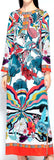 Multi Colored Print Kaftan Dress