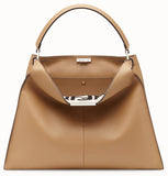 Peekaboo X-Lite Leather Bag - Beige, Green, Black