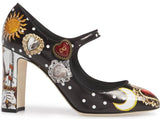 Button Card Print Mary Jane Pumps