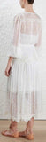 'Oleander' Lattice Silk Dress - DESIGNER INSPIRED FASHIONS