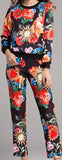 Floral Printed Sweatshirt & Pant Set