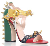 'Malin' Spike Leather Sandals - DESIGNER INSPIRED FASHIONS