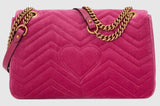 Blind for Love GG Marmont Embroidered Medium Bag