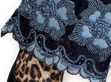 Embellished Floral Faded Jeans - DESIGNER INSPIRED FASHIONS