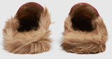 Princetown Horsebit Fur-Lined Leather Loafer-Slippers - (Pink, Red, Black) - DESIGNER INSPIRED FASHIONS