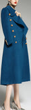 Double Breasted Wool Blended Coat