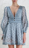 'Winsome' Tea Dress, Blue - DESIGNER INSPIRED FASHIONS