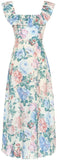 'Verity' Floral Linen Dress | DESIGNER INSPIRED FASHIONS