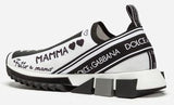 Sneakers in Sorrento Graffiti Print - Yellow or White