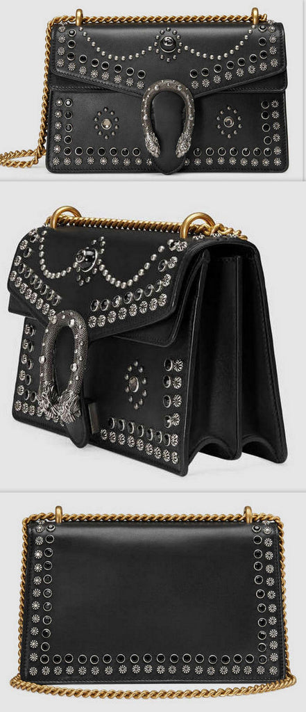 Dionysus Studded Shoulder Bag - DESIGNER INSPIRED FASHIONS