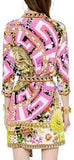 'Psychedelic' Medusa Print Shirt Dress - DESIGNER INSPIRED FASHIONS