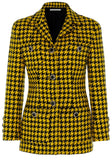 Wool-Blend Pied De Poule Tweed Jacket and Skirt Set | DESIGNER INSPIRED FASHIONS