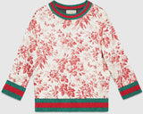 Herbarium Print Sweatshirt - DESIGNER INSPIRED FASHIONS