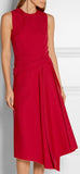 Asymmetric Pleated Dress - DESIGNER INSPIRED FASHIONS