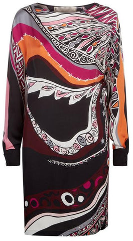 'Sagittarius' Print Cocoon Dress - DESIGNER INSPIRED FASHIONS