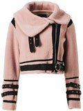 Cropped Buckled Jacket
