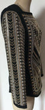 Bead-Embellished Black Long-Sleeve Top - DESIGNER INSPIRED FASHIONS