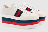 Leather Platform Sneaker | DESIGNER INSPIRED FASHIONS