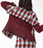 Checkered Tweed Jacket