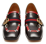Yoko Snake-Appliqu̩ Leather Loafers