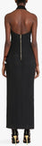 Black Double-Breasted Sleeveless Waistcoat Dress - DESIGNER INSPIRED FASHIONS