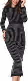 'Lauren' Vertical Rhinestone Embellished Black Midi Bandage Dress - DESIGNER INSPIRED FASHIONS