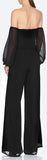 Black Off-the-Shoulder Pantsuit