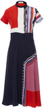 Color-Block Midi Dress - DESIGNER INSPIRED FASHIONS