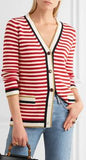 Striped Cardigan Sweater