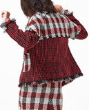 Checkered Tweed Jacket