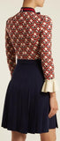 Vintage Circle-Print Cady Dress