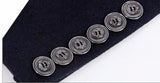 Belted Navy Wool Coat - DESIGNER INSPIRED FASHIONS