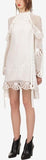 High Neck Crochet Tunic Dress