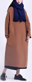 Oversized Reversible Wool Coat