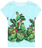 Cactus Print Top & Short Set