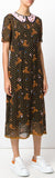 Embroidered Bouquet Dress - DESIGNER INSPIRED FASHIONS
