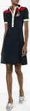 Rose Embroidered Polo Dress - DESIGNER INSPIRED FASHIONS