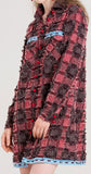 Long Plaid Tweed Shirt