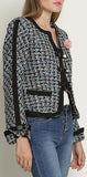 Cashmere-Blend Tweed Jacket