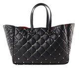 Boomstud Quilted Leather Tote Bag | DESIGNER INSPIRED FASHIONS