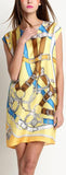 'Cavalcadour' Silk Shift Dress - DESIGNER INSPIRED FASHIONS