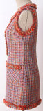 Frayed Mini Tweed Dress